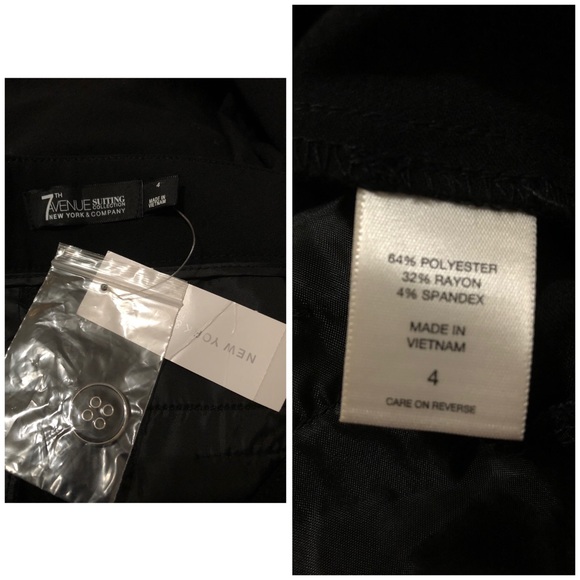 NWT NEW YORK & COMPANY Wide Leg Pants Size 4 - Picture 4 of 6